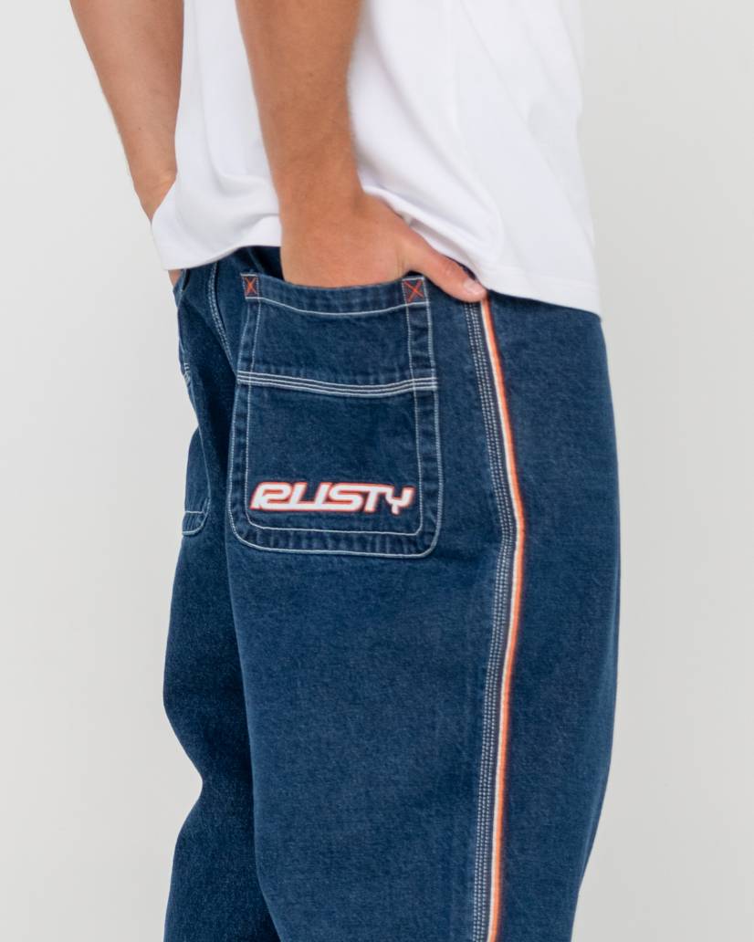 Rusty Flip Daddy 2.0 Jean - Deep Sea Blue