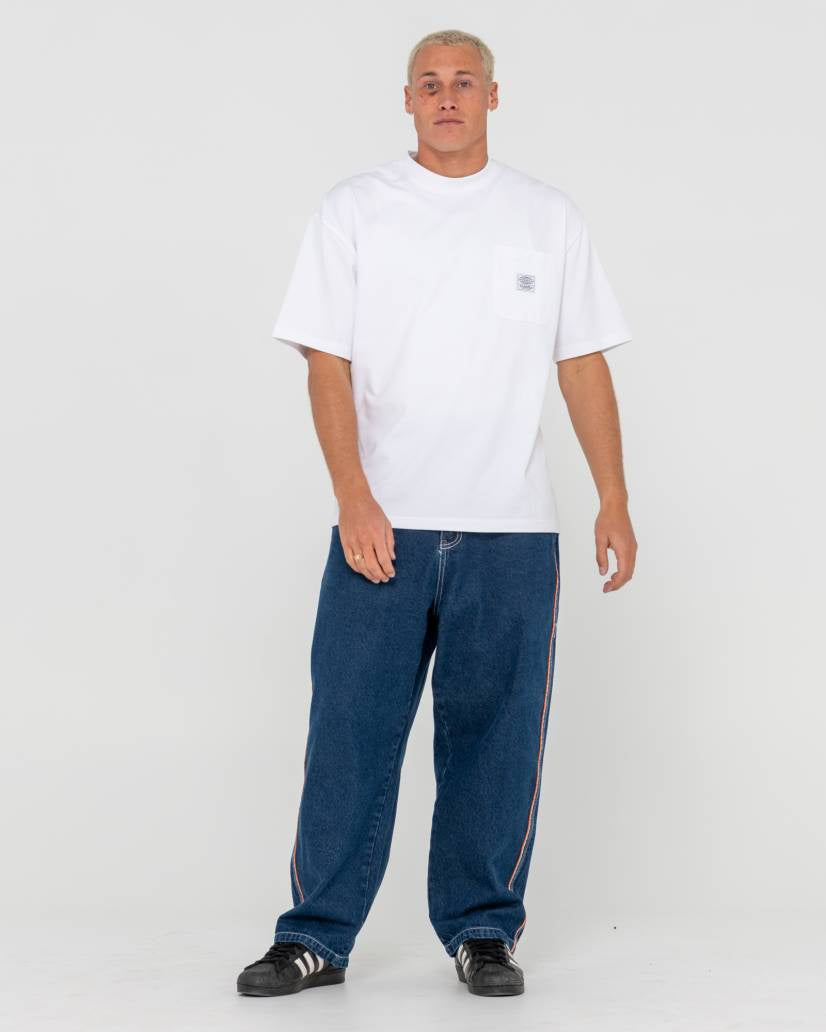 Rusty Flip Daddy 2.0 Jean - Deep Sea Blue