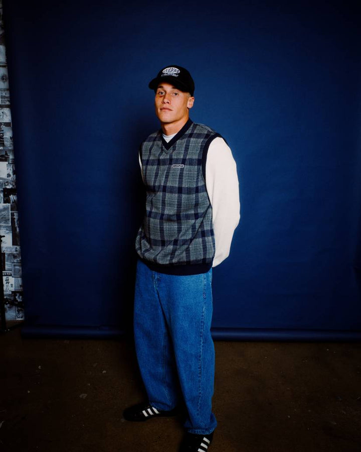 Rusty Flip Daddy Tapeless Jean - Middy Blue