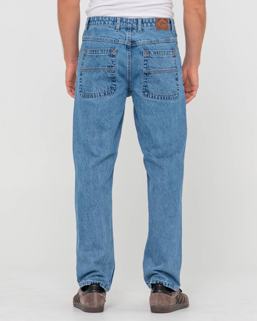 Rusty Steven Straight Jean - Middy Blue