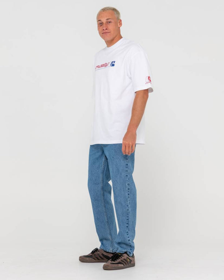 Rusty Steven Straight Jean - Middy Blue