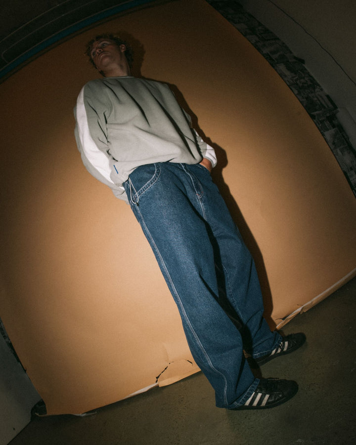 Rusty Turbo Baggy Jean