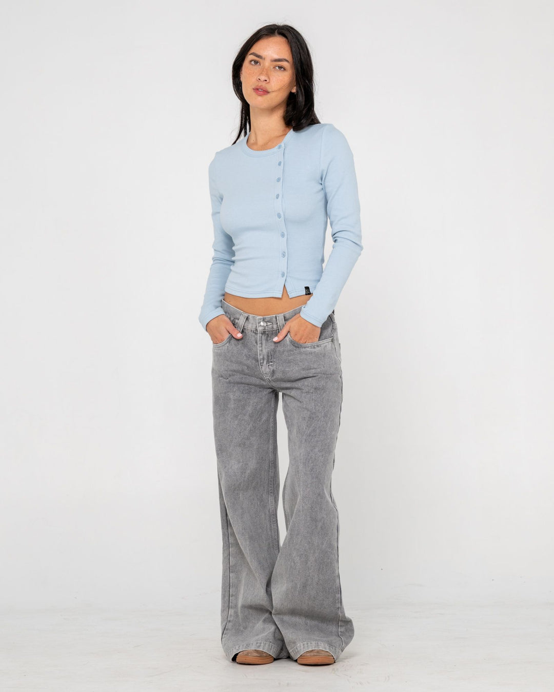 Rusty Button Up Long Sleeve