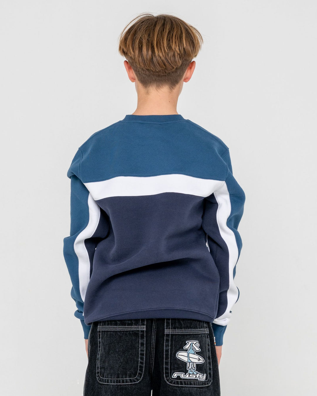 Rusty Pod Racer Crew Fleece Boys