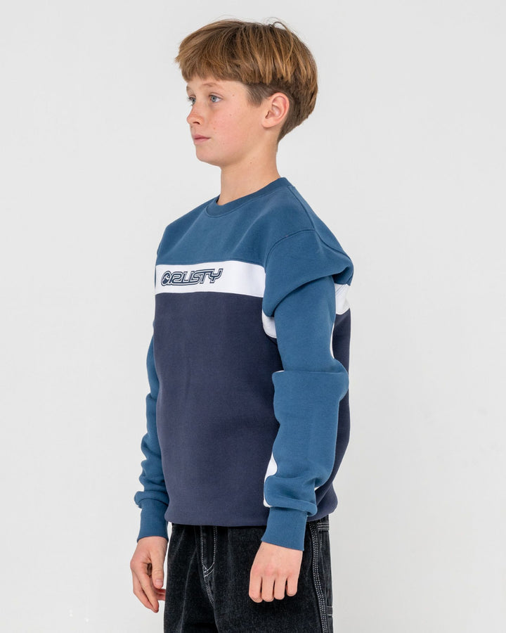 Rusty Pod Racer Crew Fleece Boys