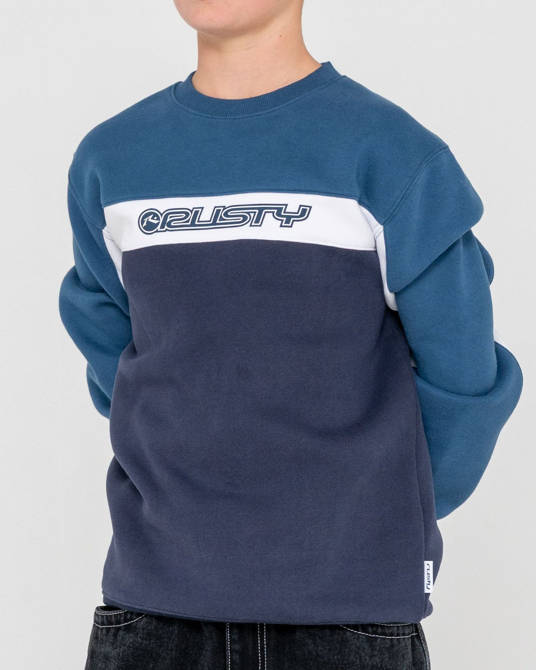 Rusty Pod Racer Crew Fleece Boys