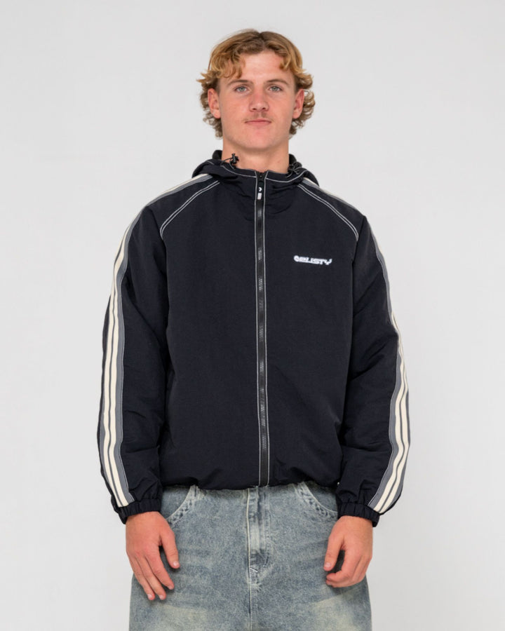 Rusty Lock Out Hooded Jacket