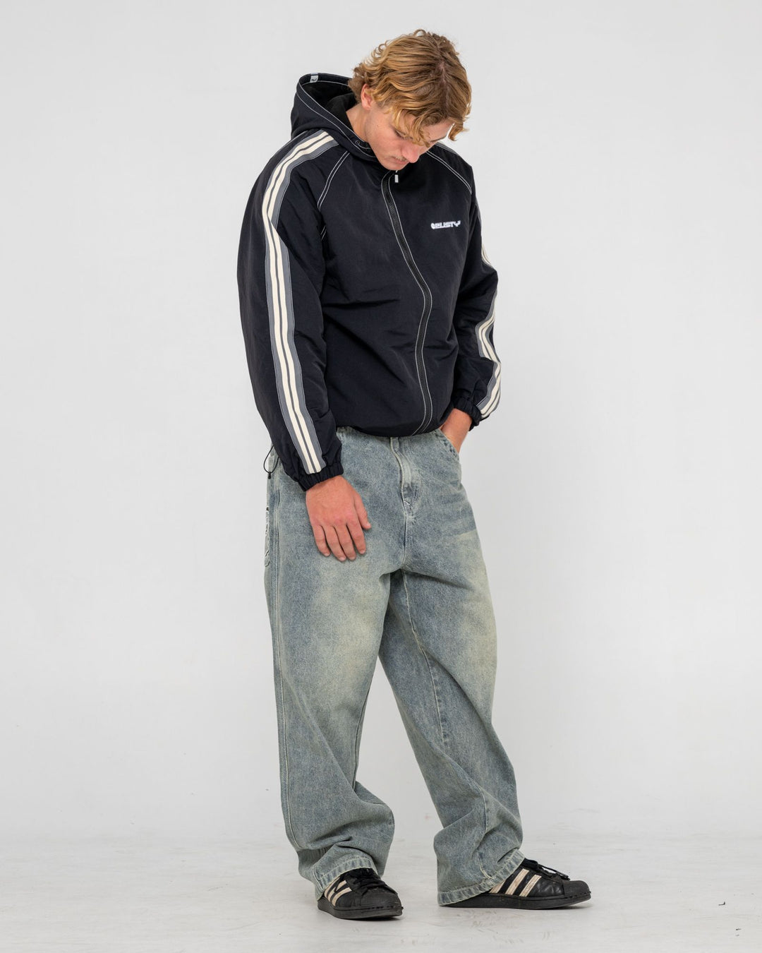 Rusty Lock Out Hooded Jacket
