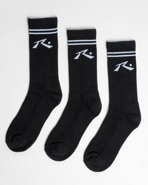 Rusty Comp Mid Calf 3-Sock Pack