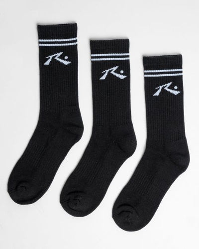 Rusty Comp Mid Calf 3-Sock Pack