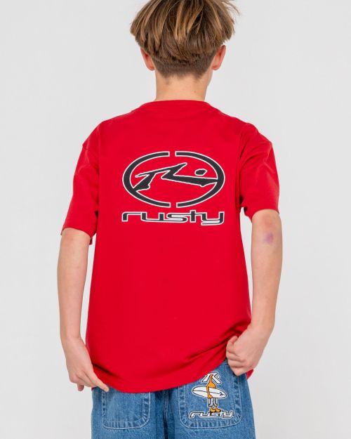 Rusty Turbo Short Sleeve Tee Boys