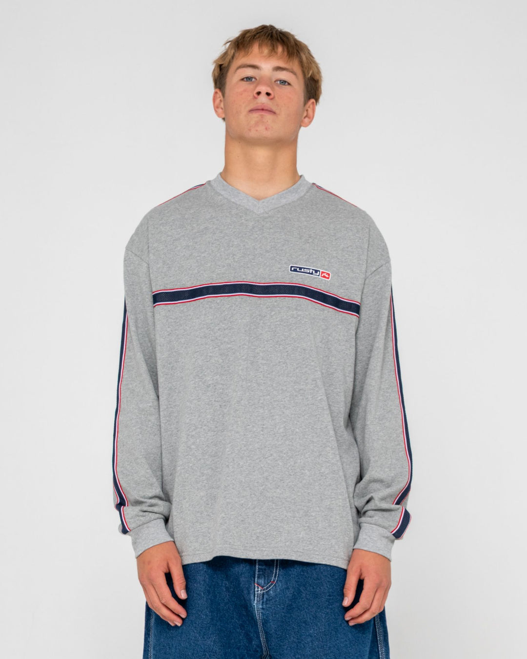 Rusty V-Money Long Sleeve Tee
