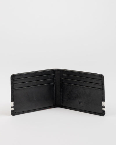 Rusty White Lines Leather Wallet