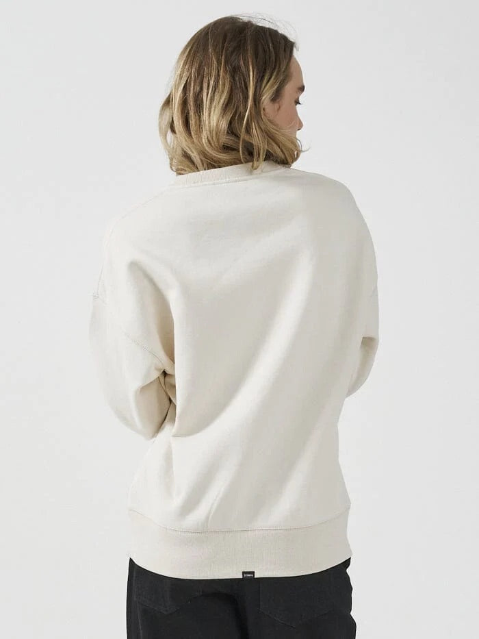 Thrills Luxury Slouch Crew Unbleached