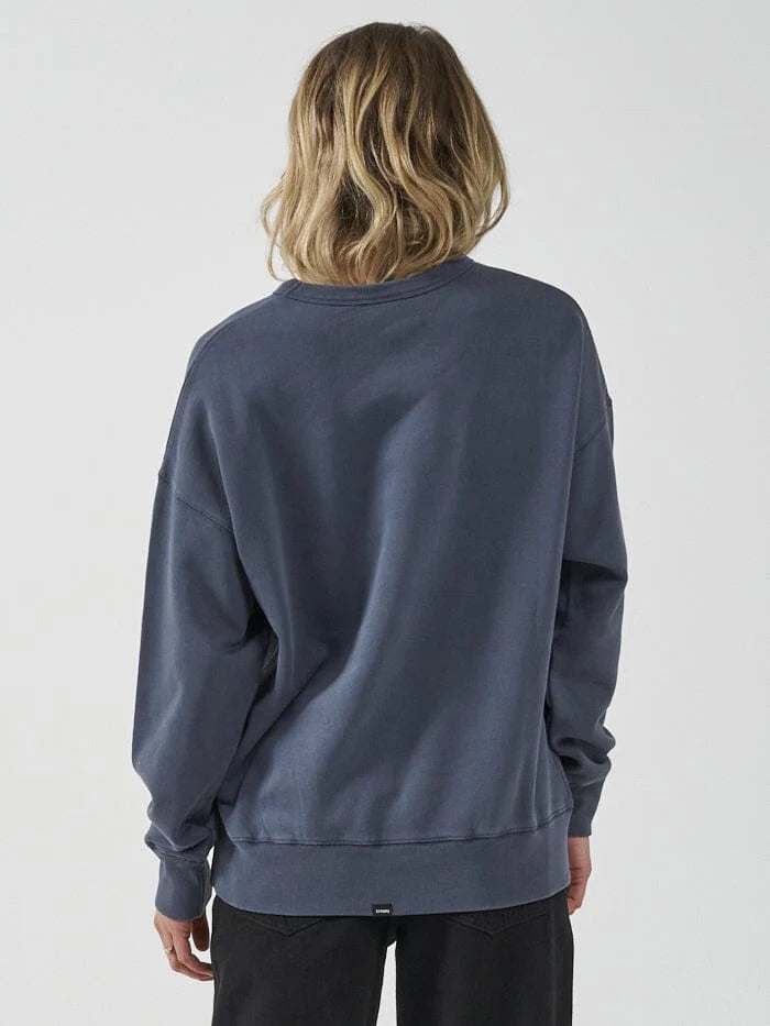 Thrills Infantry Slouch Crew Marine Blue