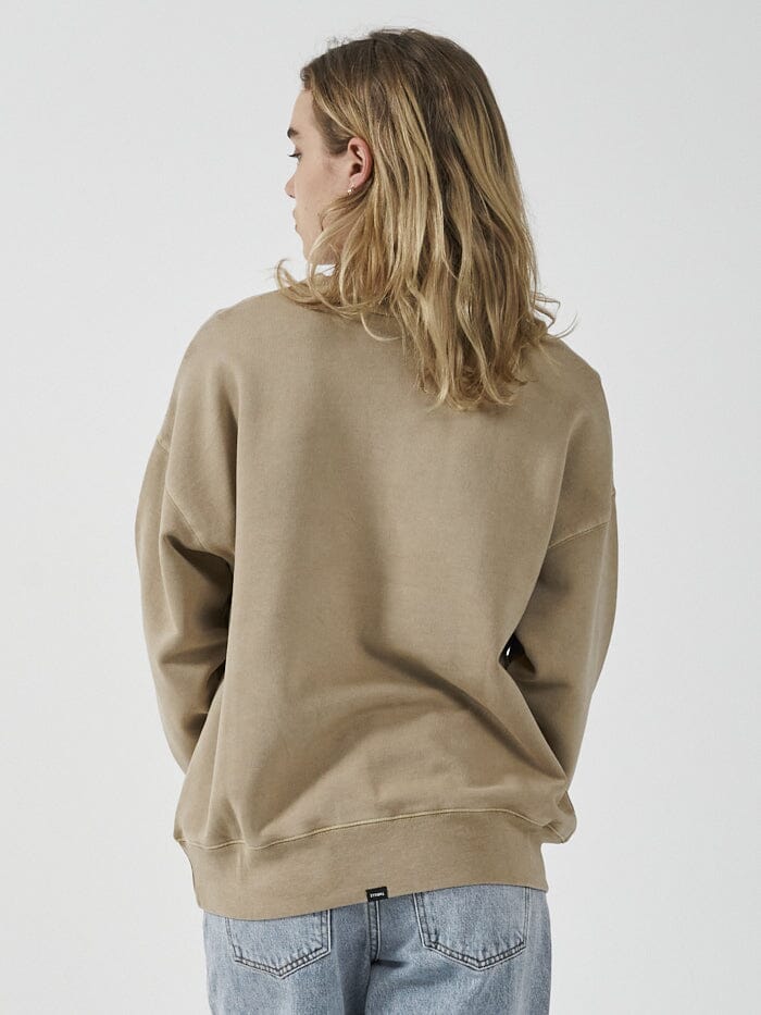 Thrills Intuition Slouch Crew Faded Khaki