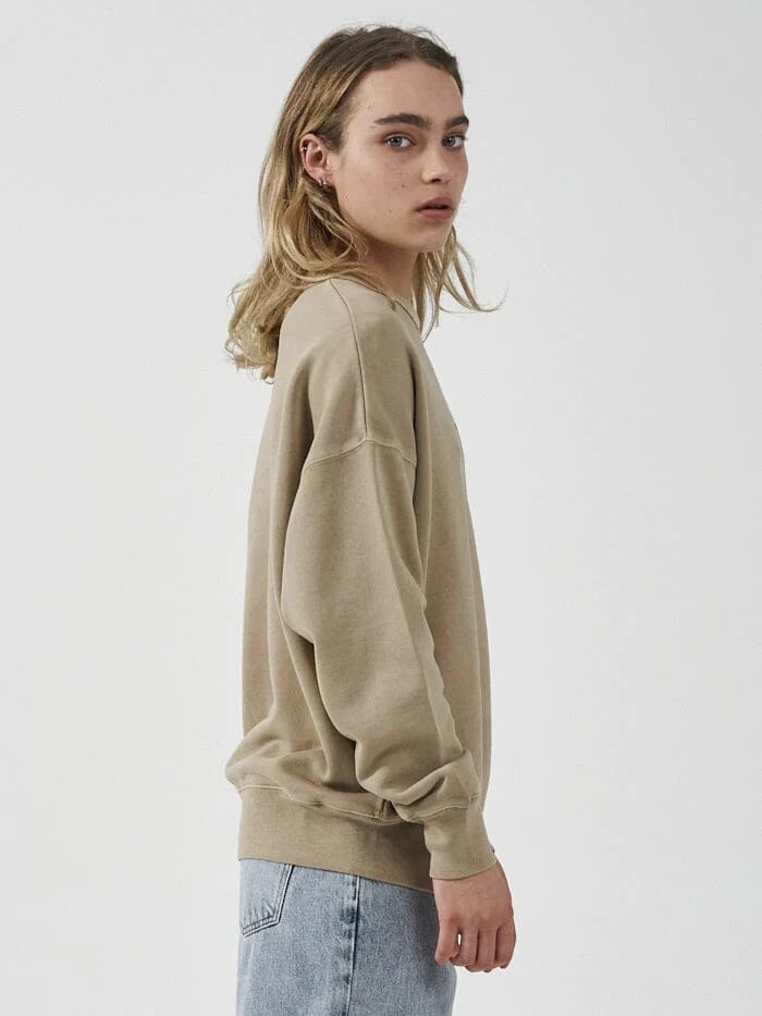 Thrills Intuition Slouch Crew Faded Khaki