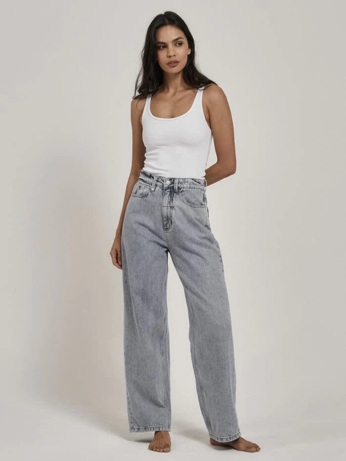 Thrills Billie Slim Jean Garage Blue