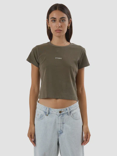 Thrills Minimal Thrills Mini Tee - Tarmac