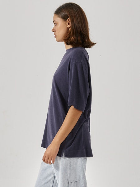 Thrills Wishes Come True Hemp Box Tee - Station Navy