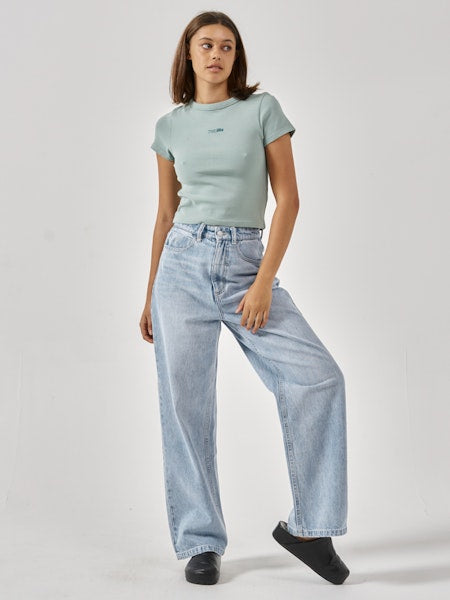 Thrills Two Minds Y2K Tee - Jadeite