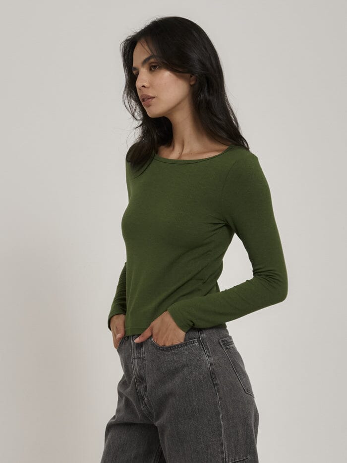 Thrills Hemp Rib LS Tee