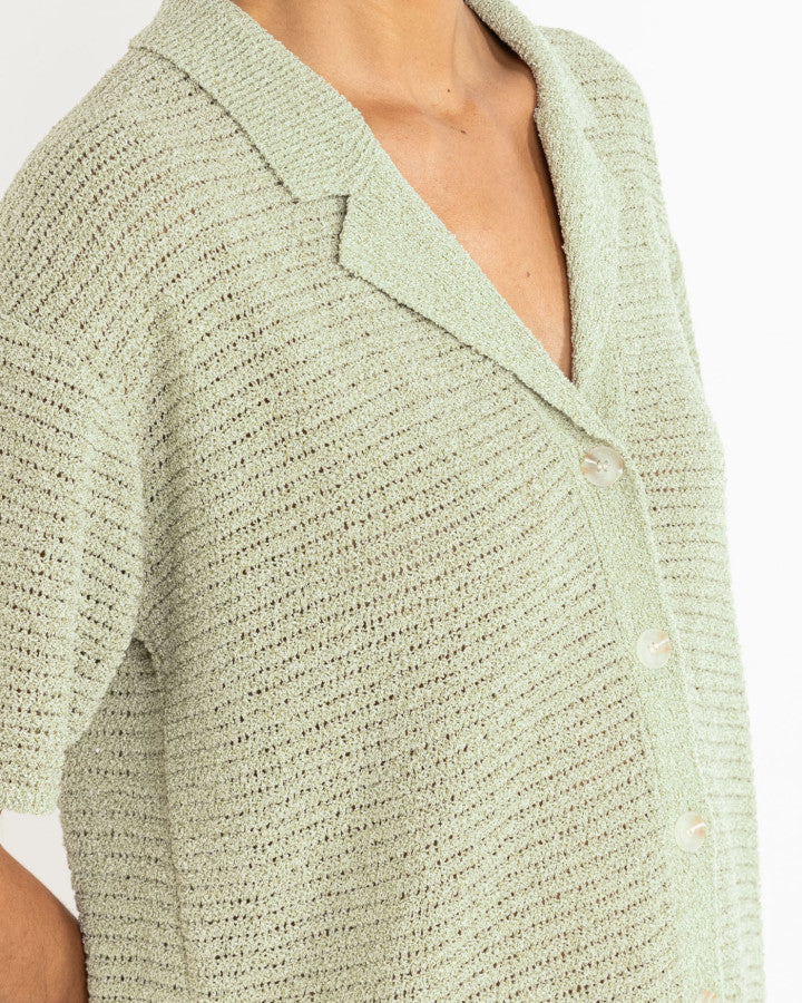 Rhythm Abby Knit Shirt Dress