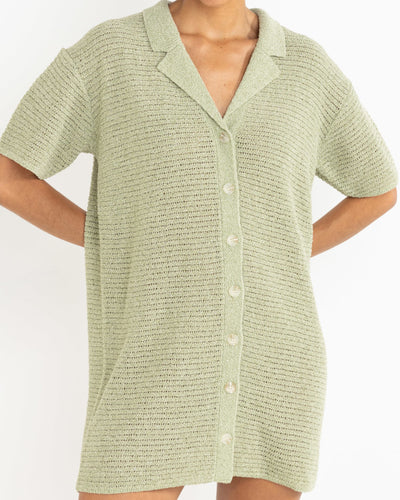 Rhythm Abby Knit Shirt Dress