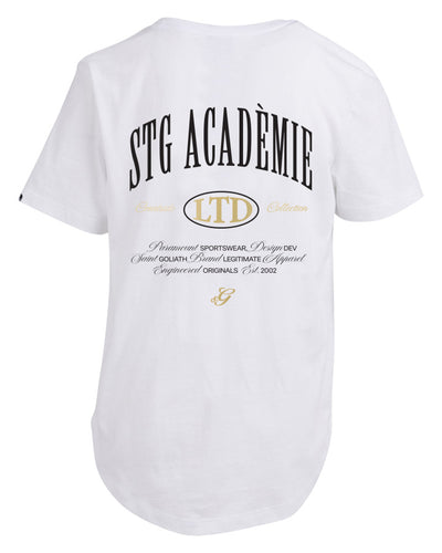 St Goliath Academie tee (size 8-16)