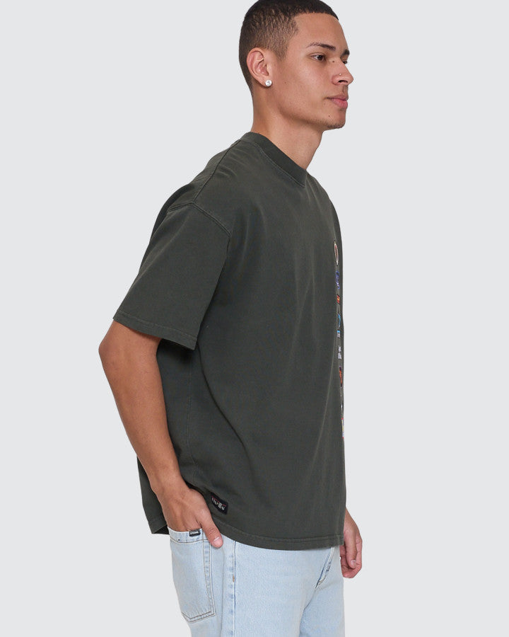 Thrills Against All Odds Box Fit Oversize Cropped Tee