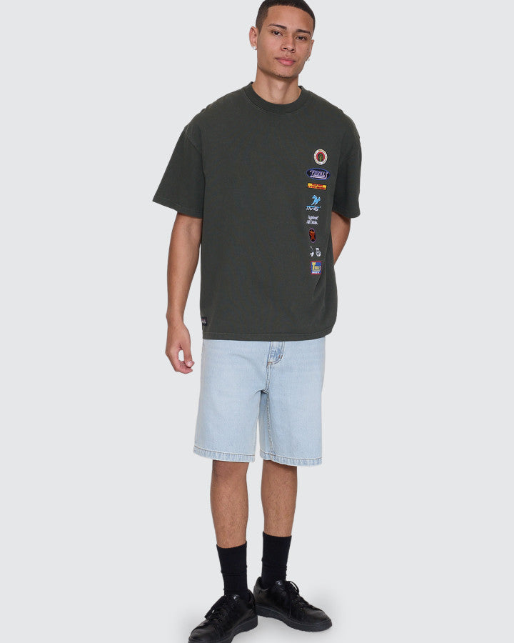 Thrills Against All Odds Box Fit Oversize Cropped Tee