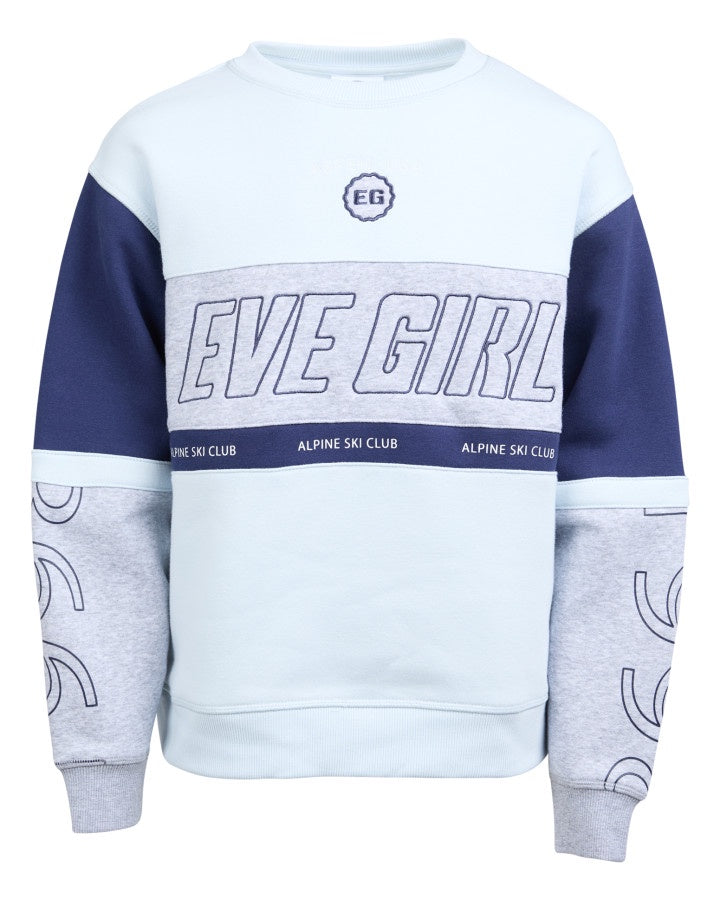 Eve Girl Alpine Panelled Crew  (Size 8-16)