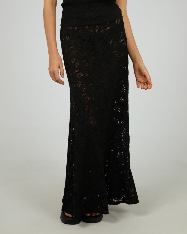 Silent Theory Anella Lace Maxi Skirt