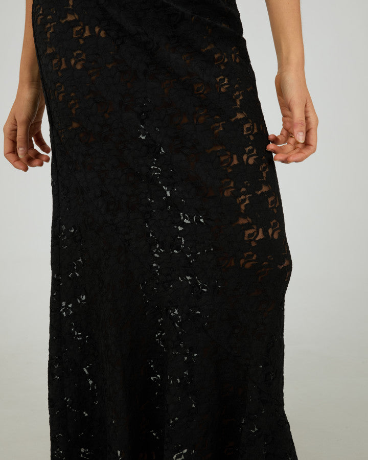 Silent Theory Anella Lace Maxi Skirt