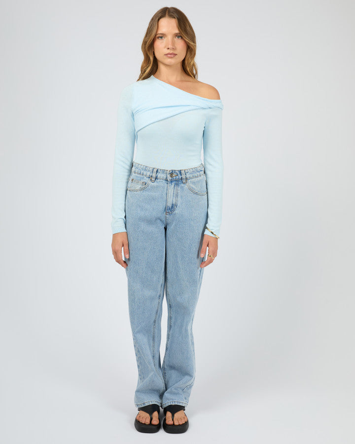 Silent Theory Ashton Knit Layered L/S Top