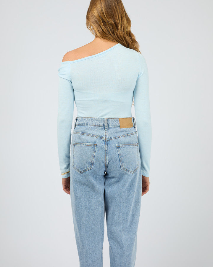 Silent Theory Ashton Knit Layered L/S Top