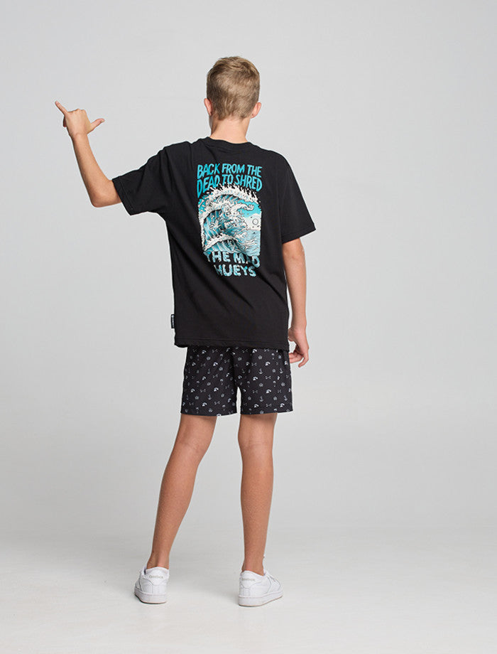 The Mad Hueys Back From The Dead | Youth Ss Tee - Black