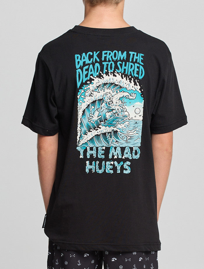 The Mad Hueys Back From The Dead | Youth Ss Tee - Black