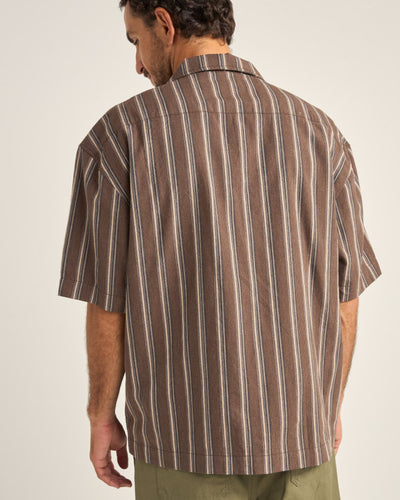 Rhythm Baja Relaxed Stripe Ss Shirt