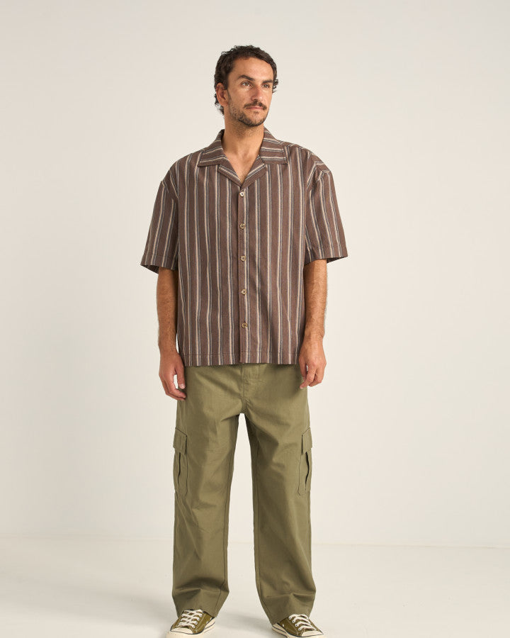 Rhythm Baja Relaxed Stripe Ss Shirt