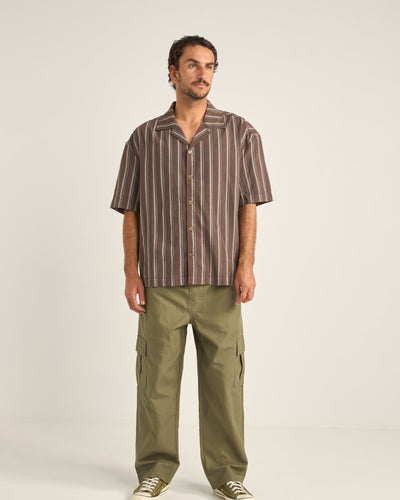 Rhythm Baja Relaxed Stripe Ss Shirt