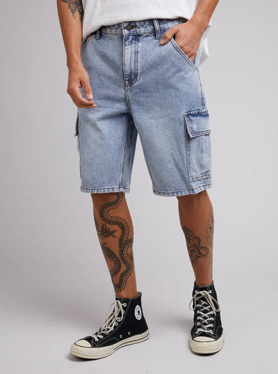 Silent Theory Cargo Denim Short