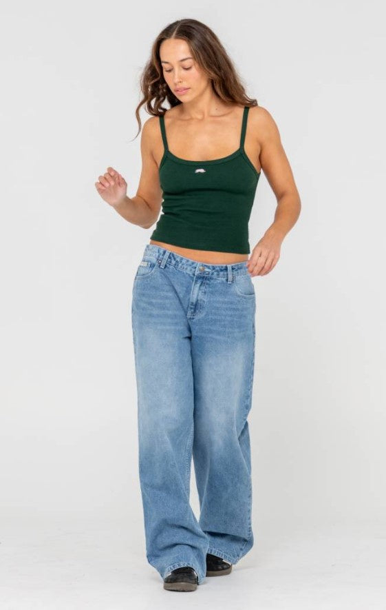 Rusty Bethany Baggy Low Rise Jean