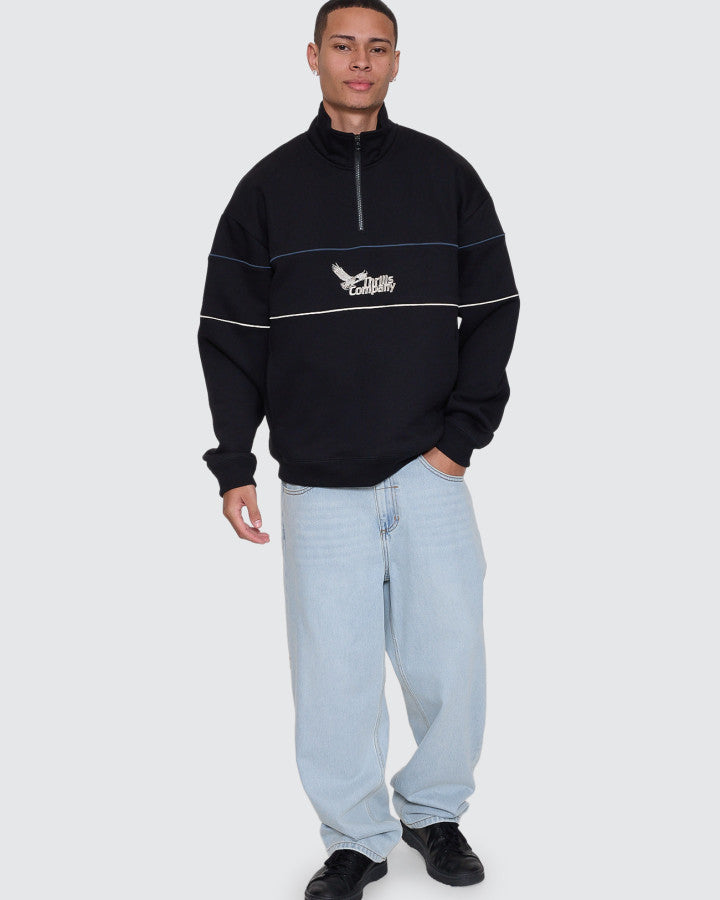 Thrills Between Chaos &amp; Calm Quarter Zip Fleece