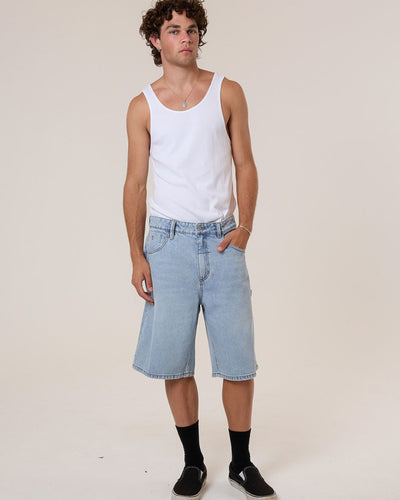 Thrills Big Slacker Denim Short - Dusk