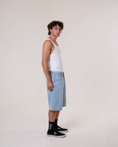 Thrills Big Slacker Denim Short - Dusk