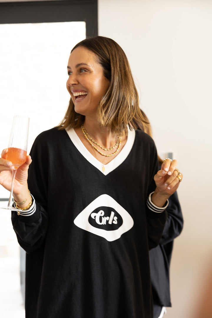 LUNA LANE GRLS LONG SLEEVE - BLACK