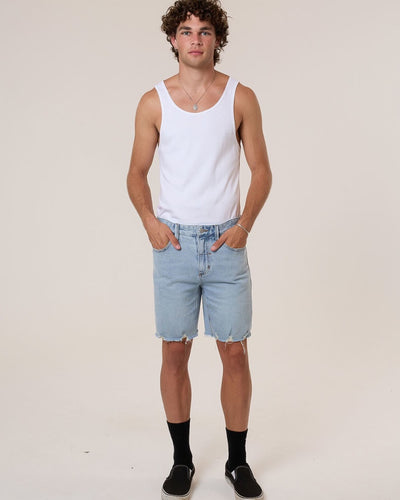 Thrills Bones Denim Short - Dusk