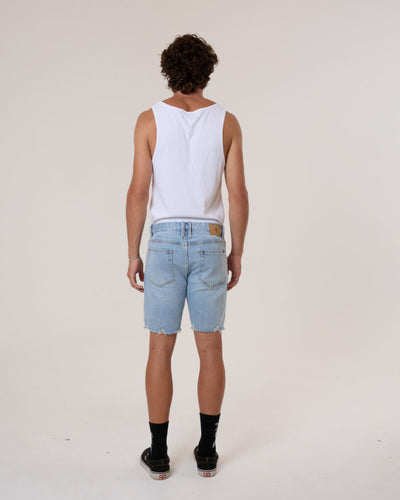 Thrills Bones Denim Short - Dusk