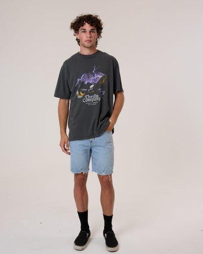 Thrills Bones Denim Short - Dusk
